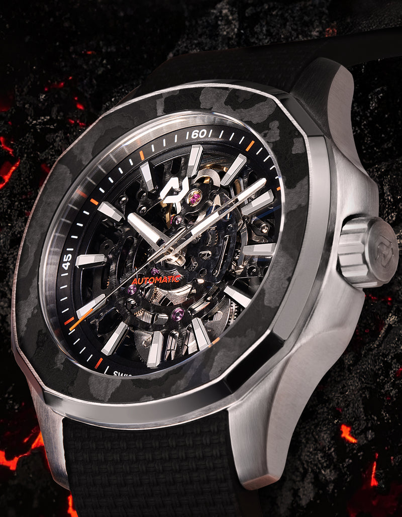 Nuncier x Atmosphere Watch Co. | Aerolith Carbon