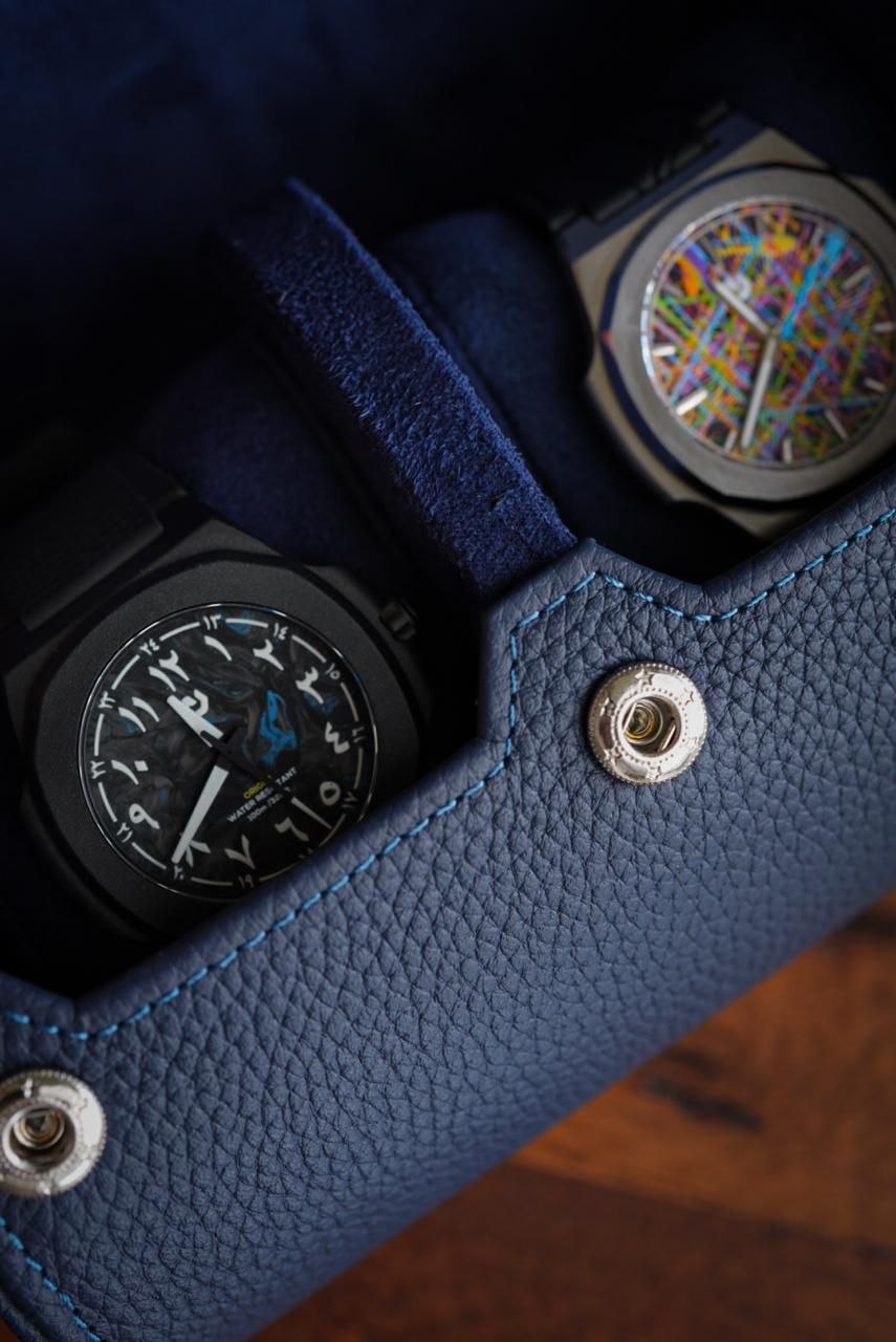 Atmosphere | Travel Watch Roll Midnight Blue